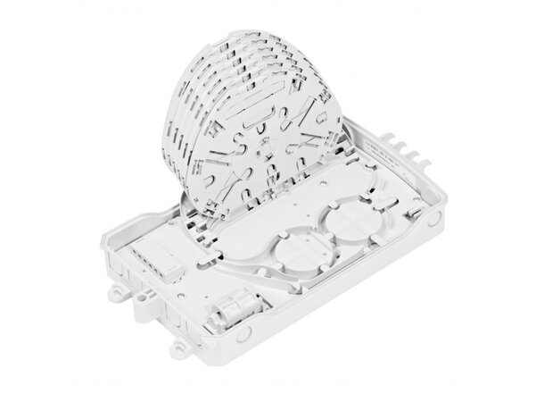 Commscope Skarvbox 36f BUDI-2S IP55 3st kassetter,1st 4x Ø<7mm 1st 12x Ø<5mm 